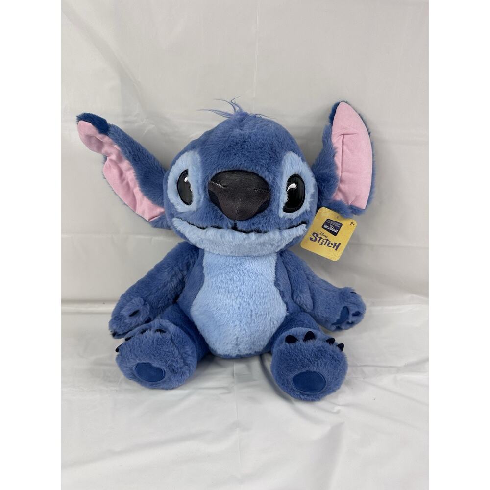 Disney Lilo & Stitch Stitch Plush Stuffed Animal Toy Just Play With Tags Blue